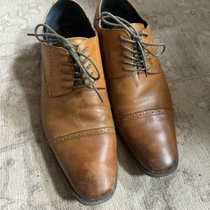 Alfani 369 flex Men’s tan dress shoes